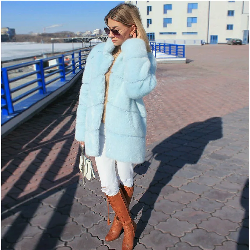 TOPFUR 2019 новая мода зимние Базовые Куртки женское короткое пальто натуральное