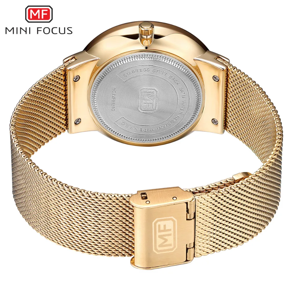 2018 New Fashion Top Brand MINIFOCUS Stainless Steel Strap Mens Watches Business Quartz Watch Casual Clock Relogio Masculino | Наручные