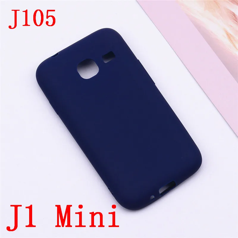 Dark Blue (J1 Mini) Чехол для Samsung Galaxy J1, чехол J1 Mini, мягкий силиконовый карамельный чехол из ТПУ для Samsung Galaxy J 1 6 J1 Mini Prime, чехол - Цвет: Dark Blue (J1 Mini)