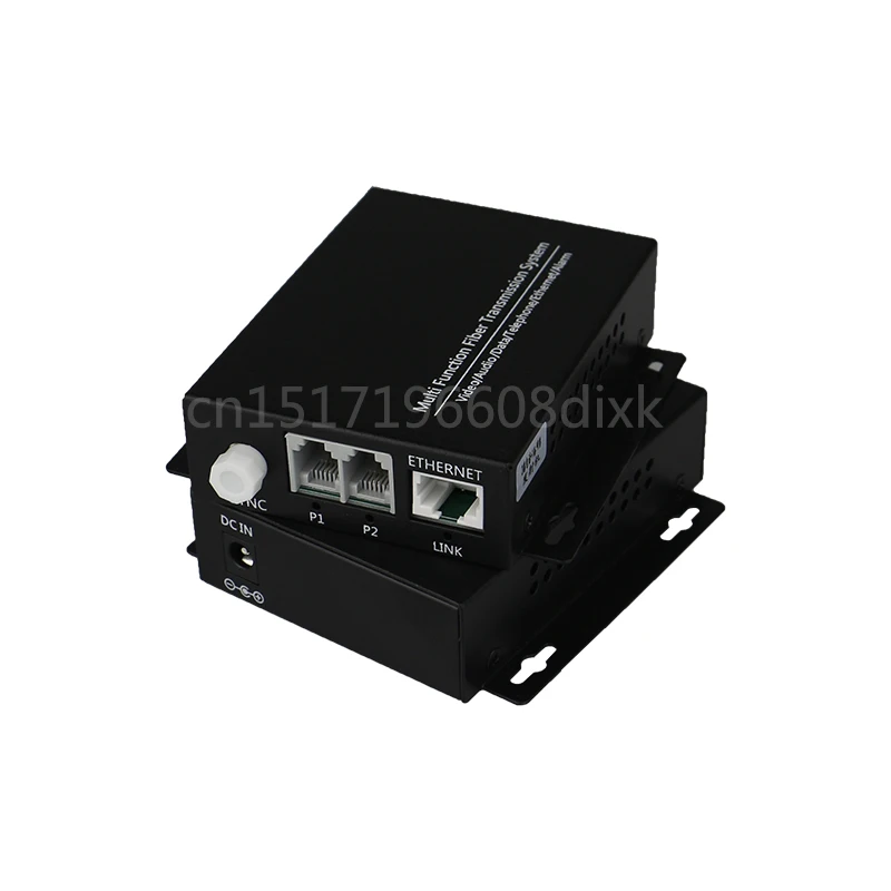 2 канальный оптоволоконный преобразователь PCM voice telephone и 1 Ethernet 100M порт FC
