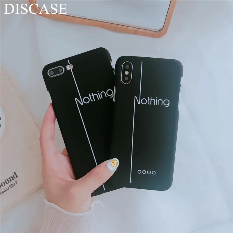 DISCASE скраб половина Pack PC жесткий корпус чехол для телефона iphone 8 7 6 6s plus X Простой