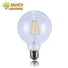 Светодиодная лампа E27 G95 Светодиодная лампа Эдисона 110V 220V lampara Led для домагостинойспальни декоративная 2W4W6W8W bombillas led