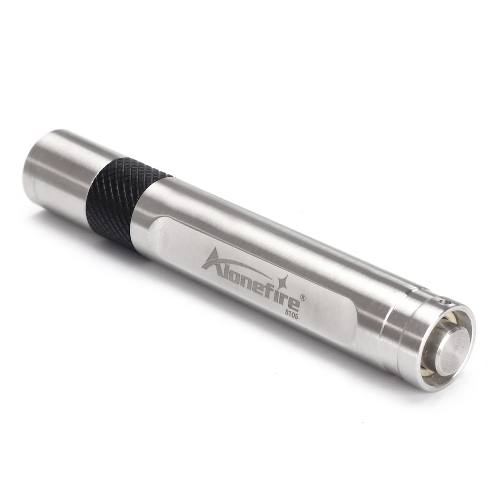 ALONDFIRE S105 CREE XPE Q5 LED из нержавеющей стали водонепроницаемый маленький брелок с
