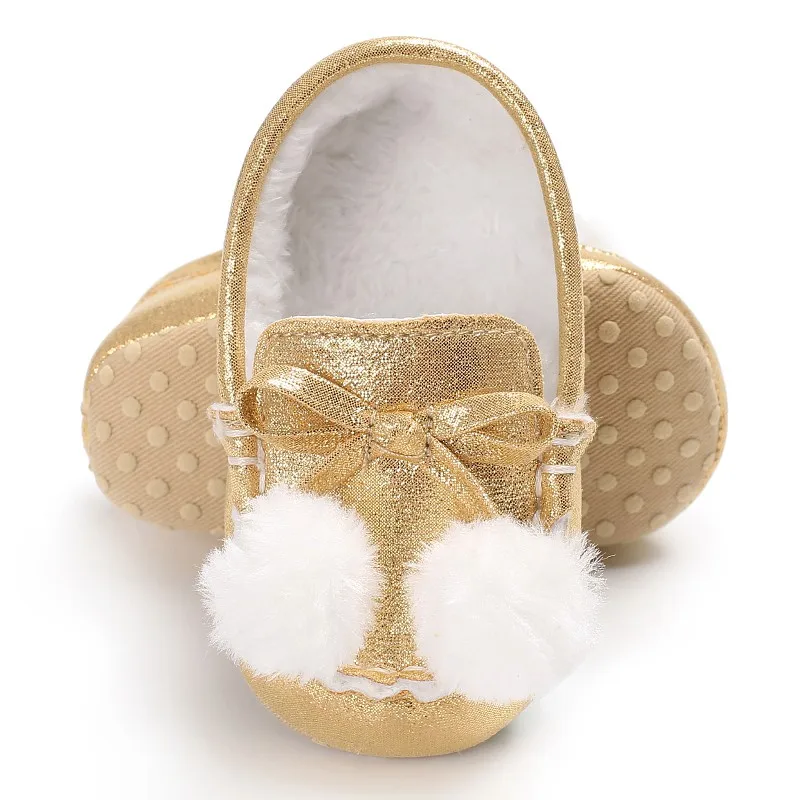 Обувь для маленьких девочек из искусственной кожи мокасины новорожденных первые