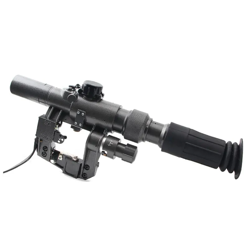 FIRECLUB Тактический драгунов 3-9x24 SVD первый фокальный самолет снайперская винтовка прицел подходит AK 47 красный свет прицел