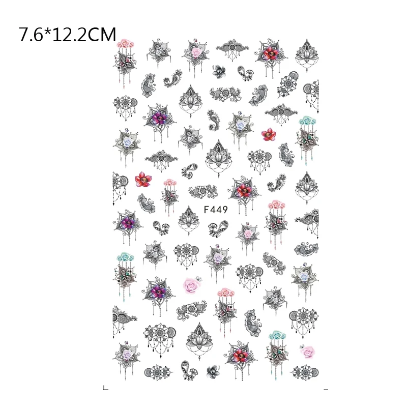 1 лист цветок лотоса лаванда единорог|Стикеры и наклейки| |