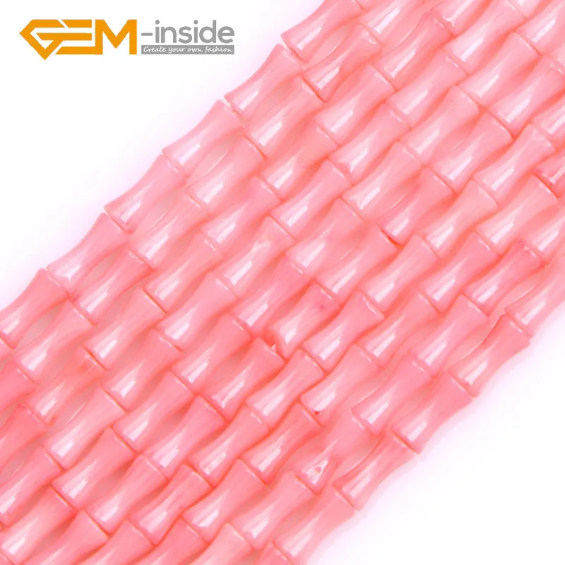 

5x9mm Pink Bamboo Coral Beads Loose Beads For Jewelry Making Beads Strand 15 Inches Wholesale ! DIY Gift For Women Girl HOT!
