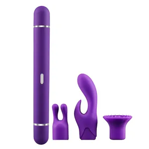 4in1 Electric Vibrators Magic Wand USB Rechargeable Vibrating Jump Egg Dual Head Massager Silicone Vibrators for Women A1-1-266 4in1 Electric Vibrators Magic Wand USB Rechargeable Vibrating Jump Egg Dual Head Massager Silicone Vibrators for Women A1-1-266