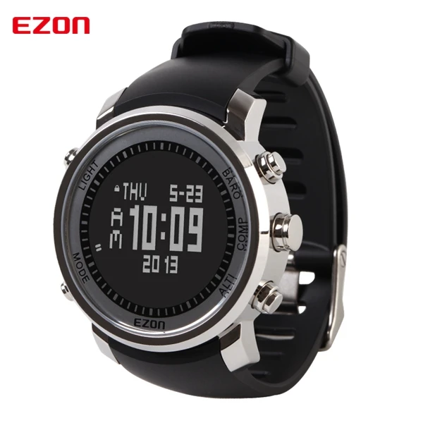 H506B01 EZON H506 мужские часы компасы барометр альтиметр многофункциональные походные альпинистские спортивные часы цифровые наручные часы - Цвет: H506B01