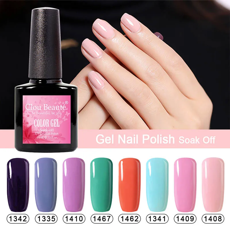 Гель-лак для ногтей Clou Beaute 10 мл 90 цветов | Красота и здоровье