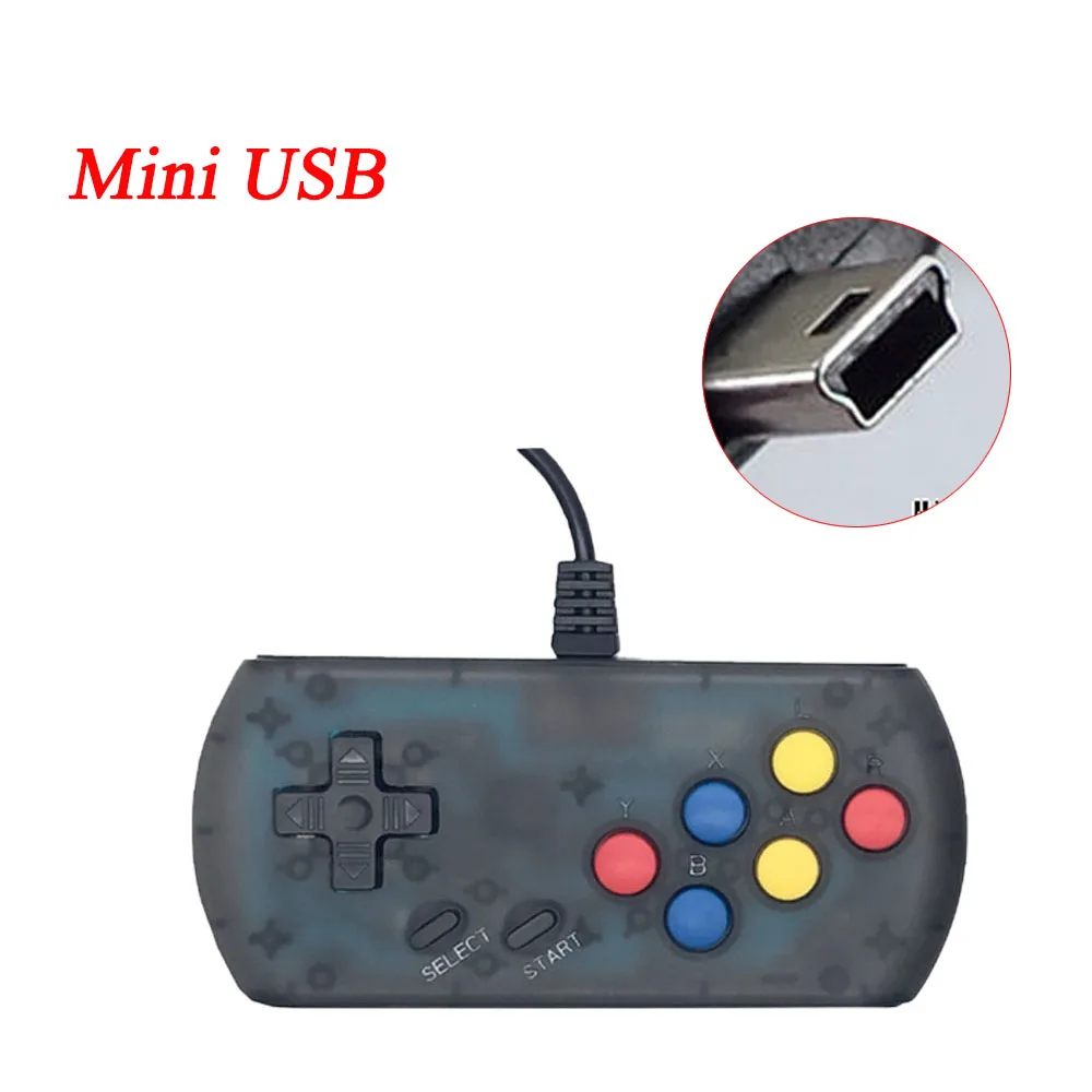 Mini USB USB проводной игровой контроллер Andirod геймпад для Q3-VS мини USB джойстик для RS-80 геймпад ручка для портативной игровой консоли - Цвет: Mini USB