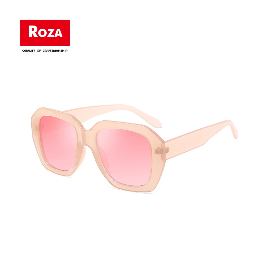 Солнечные очки Roza RZ0714 женские модные солнцезащитные в большой оправе винтажные