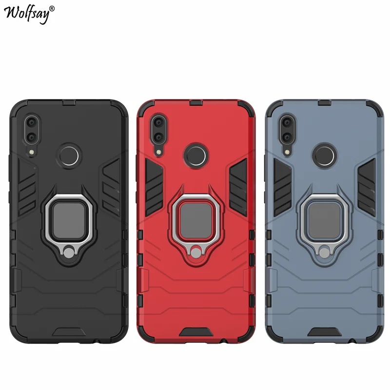Чехол Wolfsay для Huawei Nova 3 автомобильный держатель бронированные Чехлы жесткий и