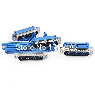 

5Pcs Parallel Port D-SUB DB25 IDC Connector Male Flat Ribbon Cable Adapter