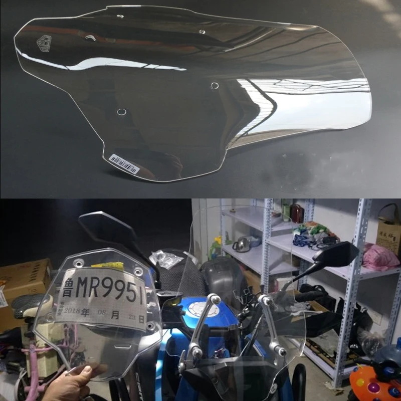 Детали для мотоцикла с двойным пузырьком ветрового стекла CFMOTO 650MT 650 MT |