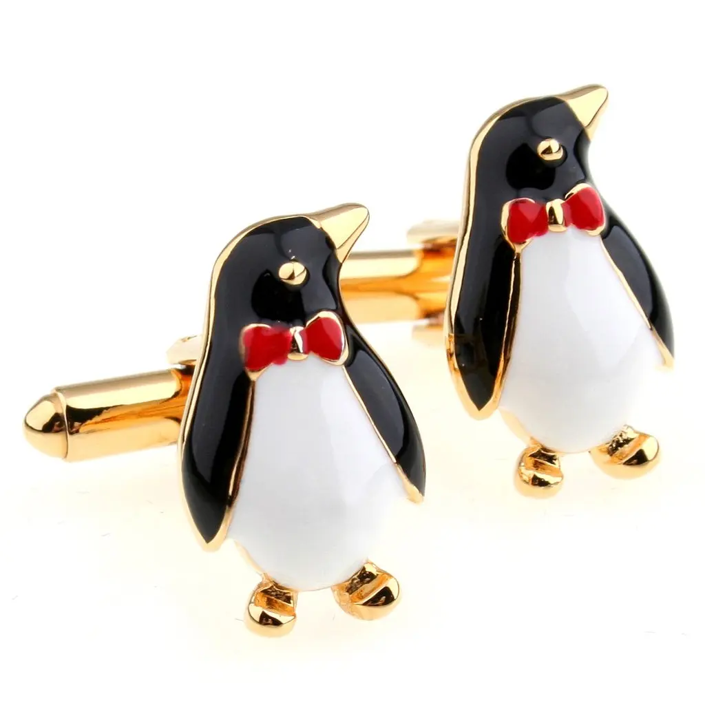 Cufflinks Retail Penguin male women's general casual cufflinks nail sleeve 156907 free shipping+free gift box