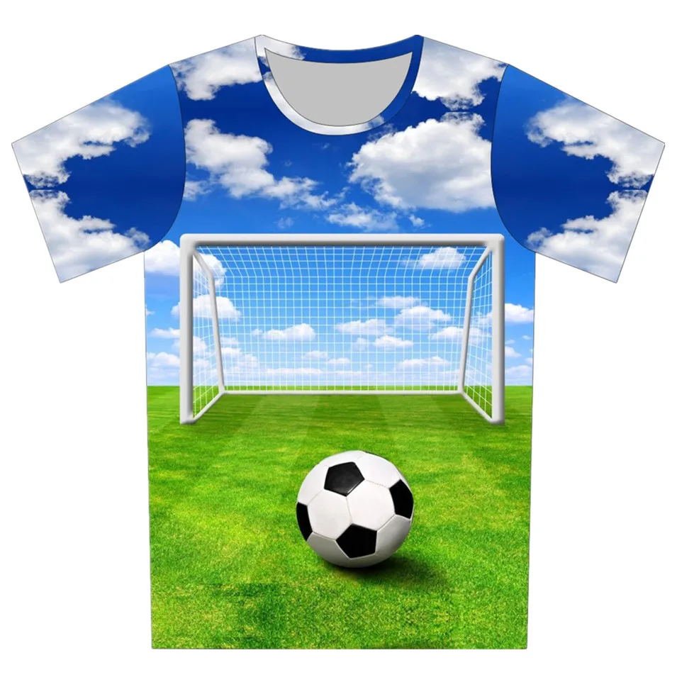 Новинка 2022 летняя детская футболка с 3D рисунком баскетбольной пули для мальчиков