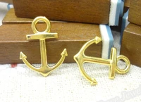 free shipping 200pcs golden anchor connector pendant charmfindingfor braceletdiy jewellry accessory