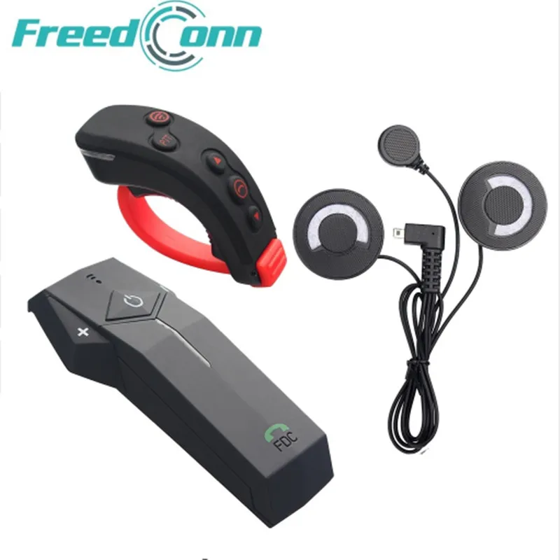 

New 1000M BT Motorcycle Helmet Bluetooth Intercom Interphone Headset Intercomunicador with NFC FM Function + L3 Remote Control