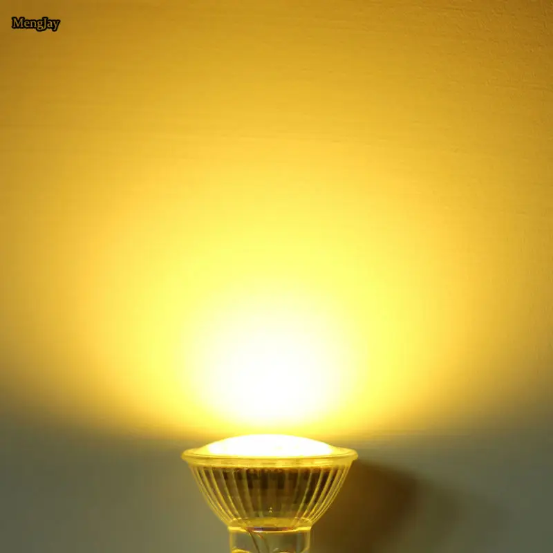 1x GU10 5050 SMD 27 LED 7 Вт белый теплый прожектор точечные лампы лампа со стеклянной