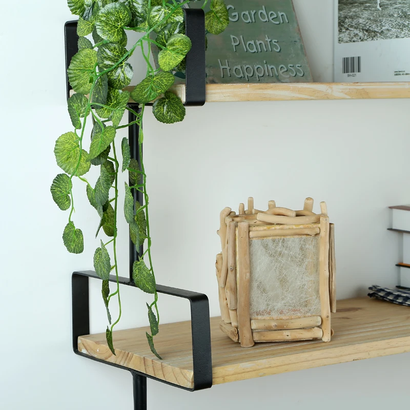 Ретро деревянный подсвечник пасторальный стиль натуральный фонарь ручной