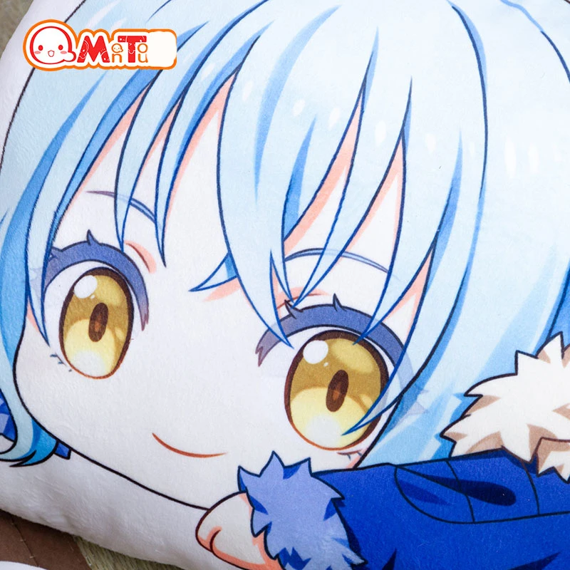 Anime Tensei shitara Slime Datta Ken Rimuru Tempest Cute Cosplay Short Plush Doll Pillow Stuffed Toy Cushion Christmas Gift |