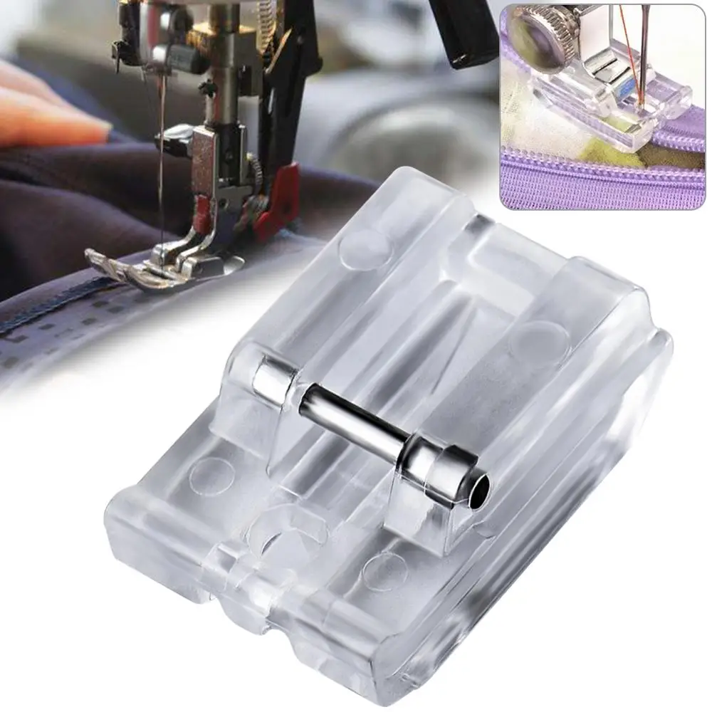 New Home Sewing Machine Parts Press Foot Plastic Presser Invisible Zipper Feet For Brother Household Sew Accessories | Дом и сад