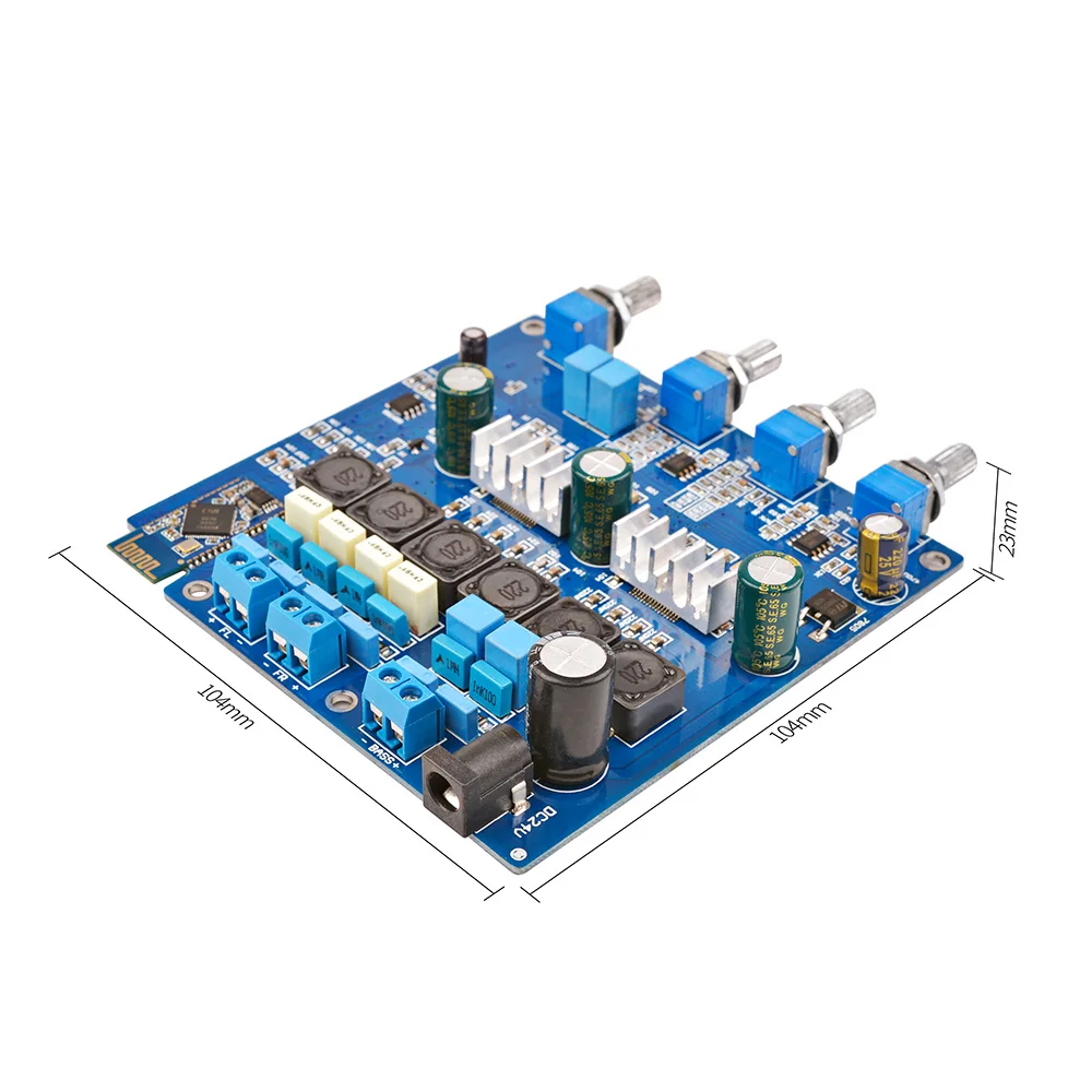 Усилитель мощности AIYIMA TPA3116 2 1 Bluetooth аудиоплата 2*50 Вт + 100 усилитель сабвуфера