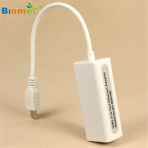 Binmer Micro 5pin USB к RJ45 10100M Ethernet Lan Карта для SamsungTable PC Mar13 материнская плата