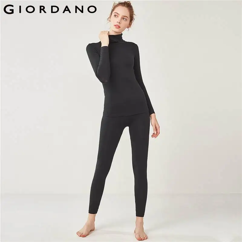 Jordano/женские теплые кальсоны Серия G-Warmer водолазка эластичная бесшовная с обеих