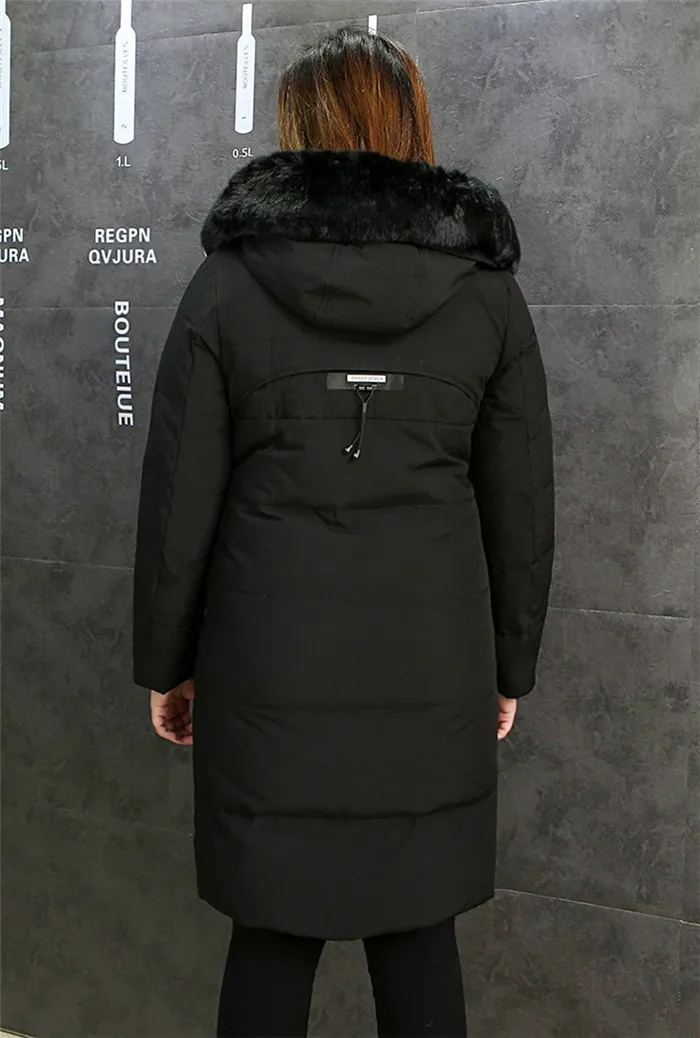 Большие размеры, XL-13XL, зимние женские парки, высокое качество, пуховое хлопковое пальто, толстые теплые куртки с капюшоном, женские парки с меховым воротником, пальто G3