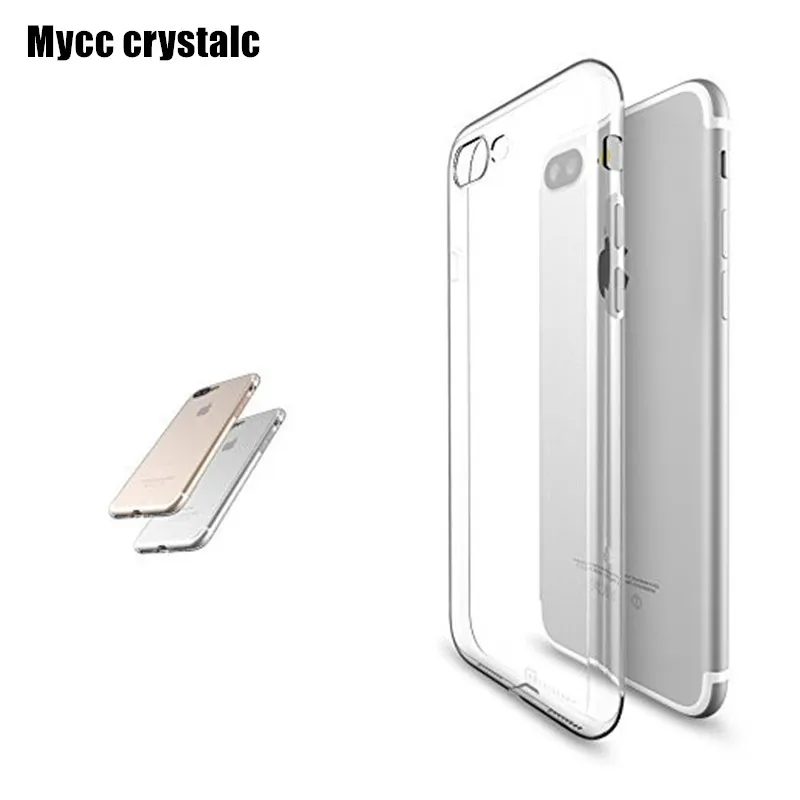 Чехол для iPhone 6 6s 7 8 Plus X 4 4S 5c 5 5S SE бампер прозрачный ТПУ тонкий силиконовый мягкий