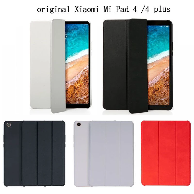 Оригинальный умный чехол для Xiaomi Mi Pad 4 /4 Puls планшетный ПК Матовый кожаный