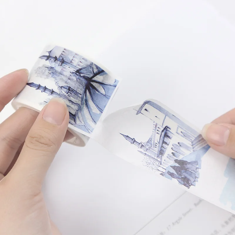 Всемирно известная архитектура васи лента DIY декоративная маскирующая клейкая