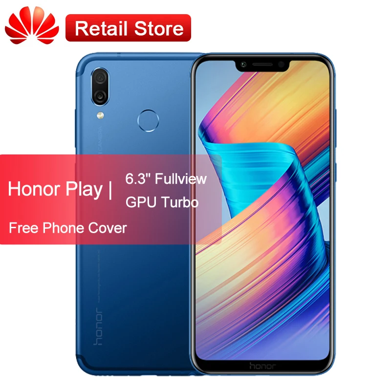 Huawei Honor Play Edition мобильный телефон Kirin 970 Octa Core Andorid 8 1 6 3 &quotFullview 2340x1080 дисплей двойной