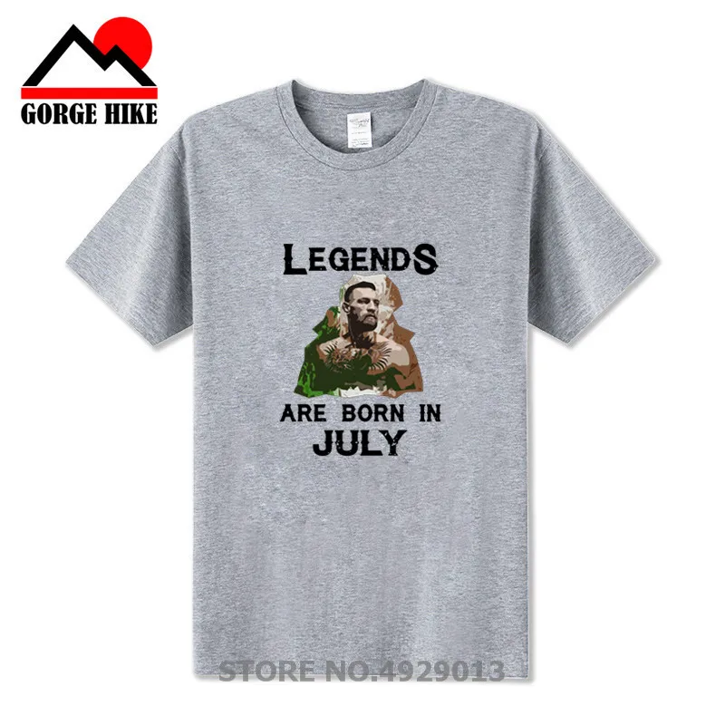 Крутая Повседневная футболка Legends are born in July для мужчин UFC Dad Bro подарок на день