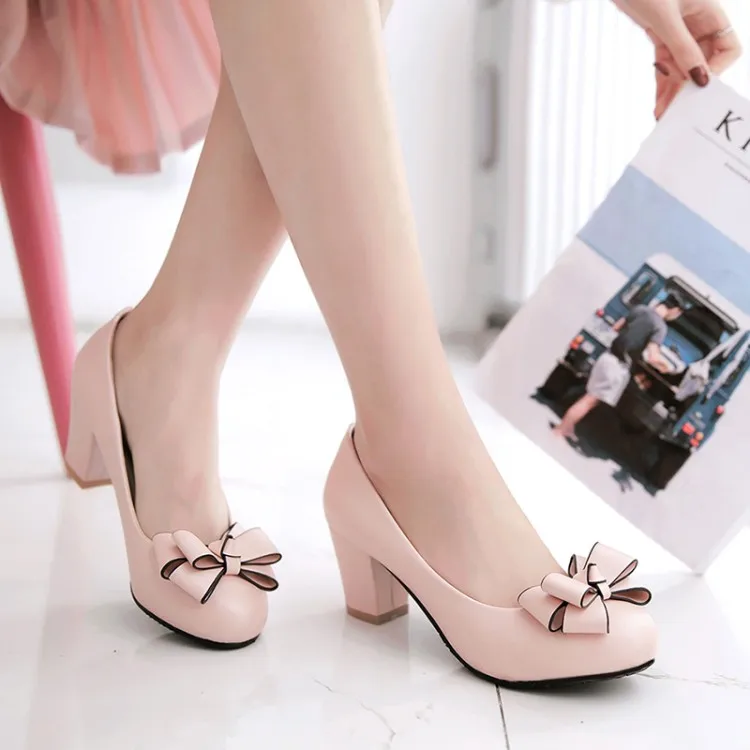 Женские туфли на высоком каблуке туфли-лодочки больших размеров 11 12 13 с круглым