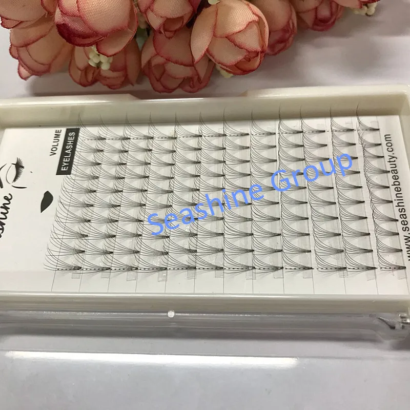 Seashine 6D с коротким стержнем готовые вееры для увеличения объема ресниц C D curl