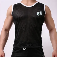 drop new 2019 hot selling summer mens sporting vest jogging vest marathon running clothes men quick drying youth tops