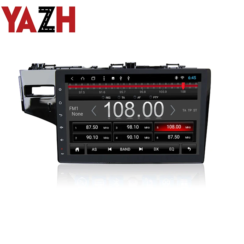 YAZH Android головное устройство для Honda Fit 2013 2014 2015 Восьмиядерный авто радио Ipod Bluetooth SWC