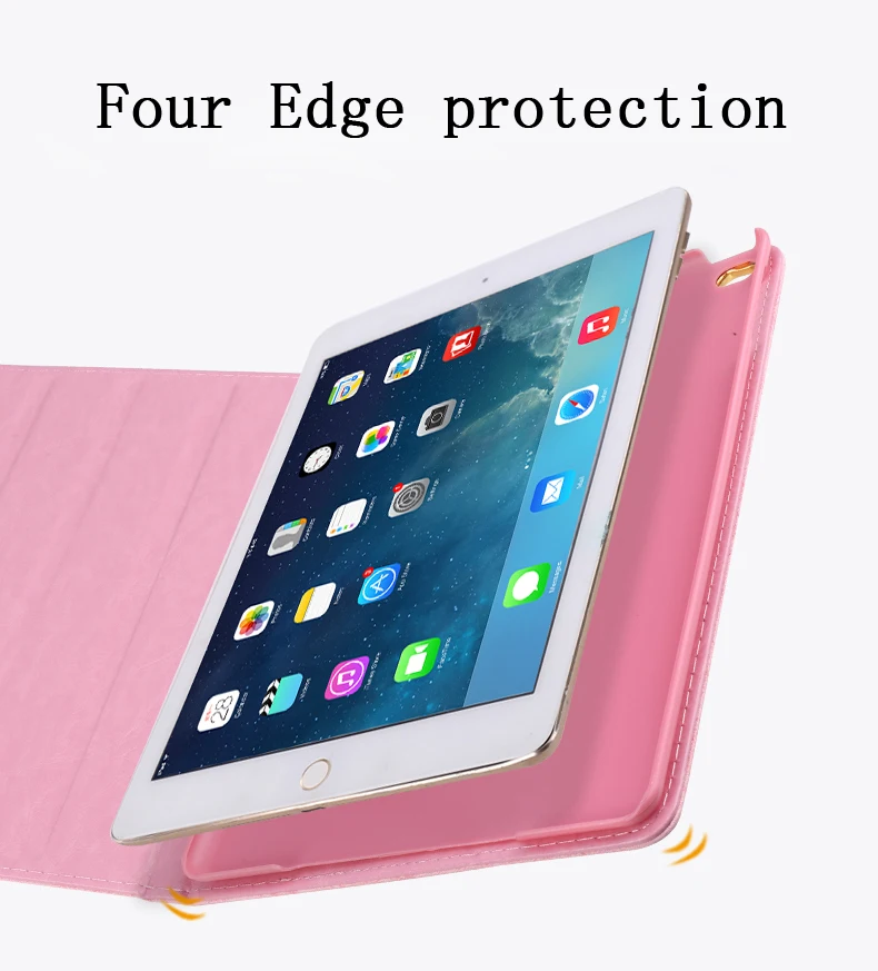 3D мультфильм Вышивка чехол для Apple ipad Mini 3 Mini 2 Mini 1 чехол-искусственная кожа Смарт проснувшись сна флип YCJOYZW