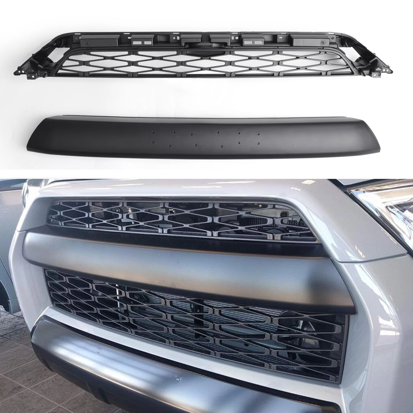 Areyourshop новый передний бампер 2 шт сменная решетка радиатора для 4runner ТРД PRO 2014-2019
