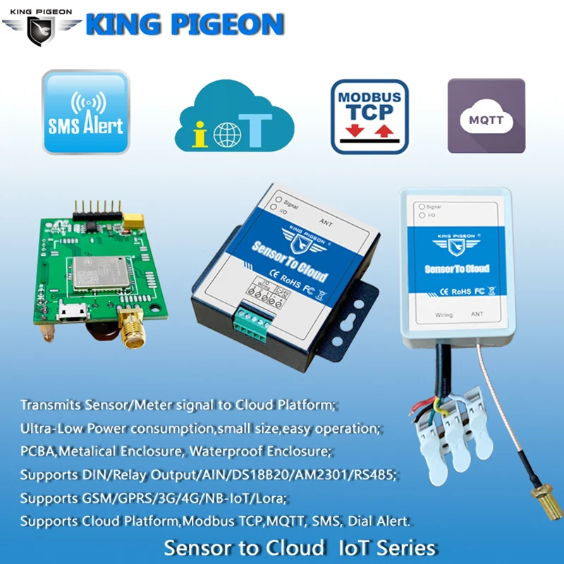 Аналоговые промышленные устройства IoT 4-20 мА/0-5 В IOT датчик поддерживает Modbus RTU