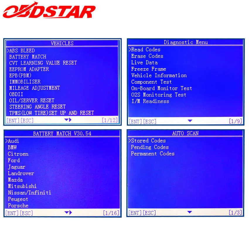 Obdstar X300 PRO3 master key бесплатного обновления Ключевые программист Пробег Исправление