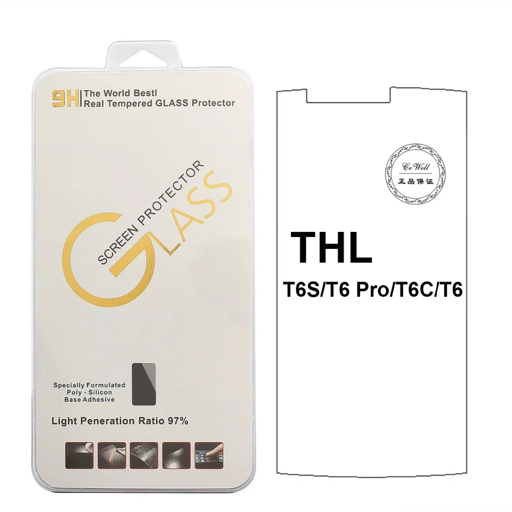 Для THL T6 T6S T6C Pro закаленное стекло 9H 2.5D Высококачественная Защитная пленка для
