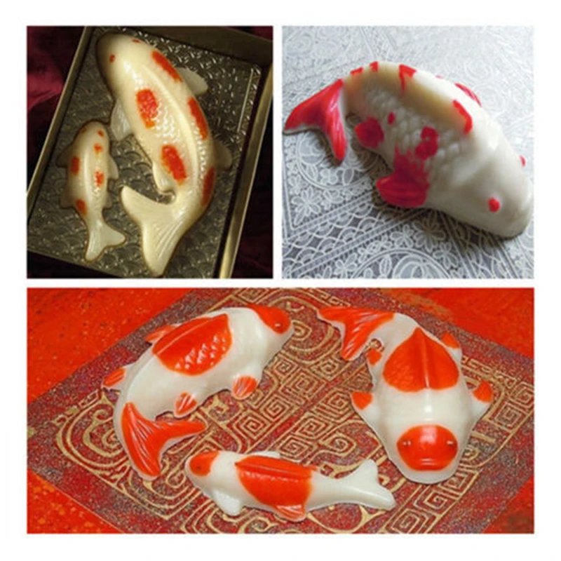 

Plastic Carp Cyprinoid Fish 3D Cake Chocolate Mould Jelly Sugarcraft Mold Tool Baking Tools
