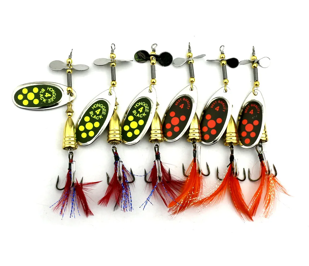 Горячая новинка 2017 вертушка ложка макро Тигр хорошая приманка с крючком для