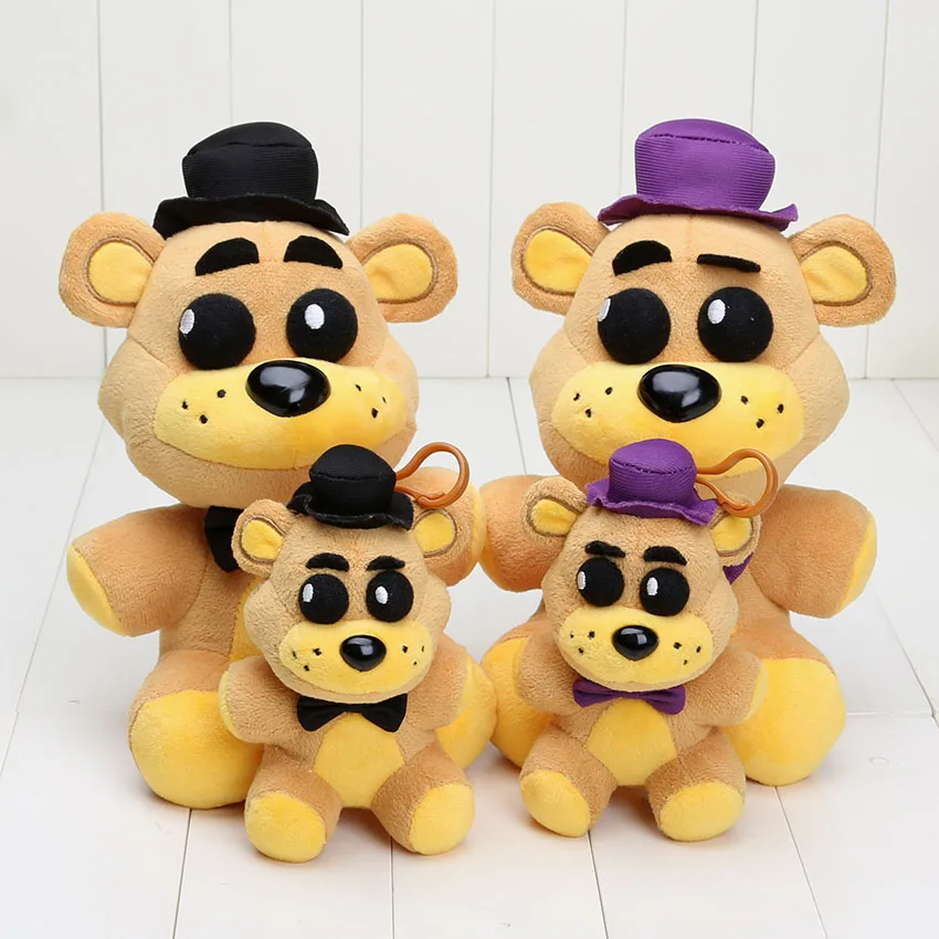 FNAF плюшевые игрушки фазбер кошмар фредбер Золотой Фредди плюшевый Кукла Эль чип