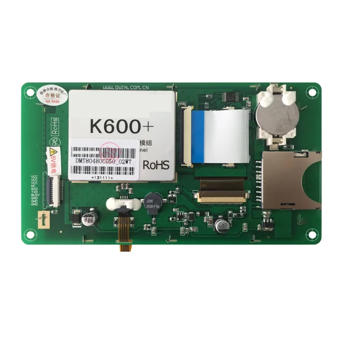 DMT80480C050_02W 5-дюймовый диско DGUS серийный экран мини конфигурации сенсорный IPC |