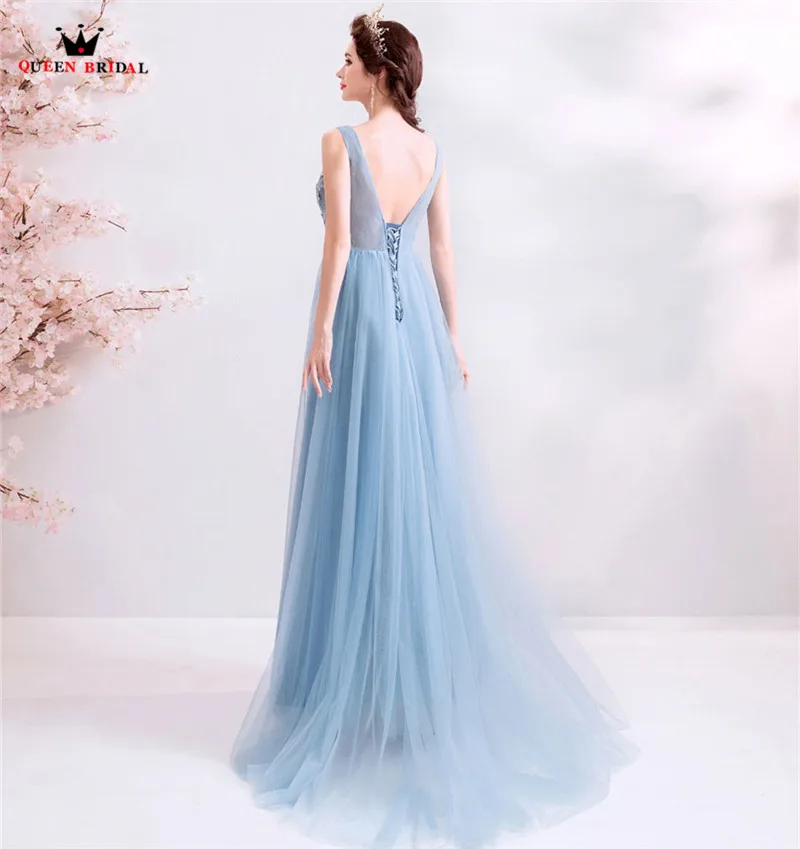 Модное вечернее платье трапеция с v образным вырезом съемная юбка Тюлевое